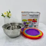 ست پنج عددی کاسه بدنه استیل